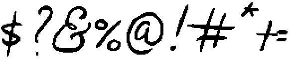 Paper Cake Caps Thicker otf (400) Font OTHER CHARS