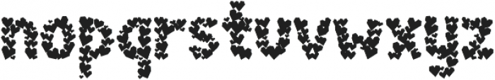 Paper Hearts otf (400) Font LOWERCASE