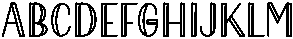 Paper Line Regular otf (400) Font UPPERCASE