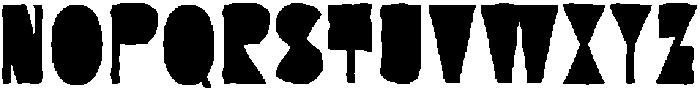 Paper Sticker Regular otf (400) Font LOWERCASE
