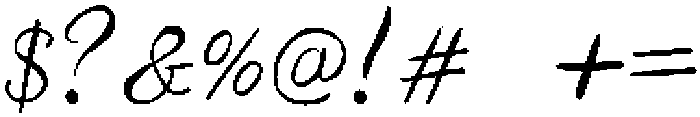 Paper Thoughts Regular otf (400) Font OTHER CHARS