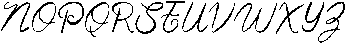 Paper Thoughts Regular otf (400) Font UPPERCASE