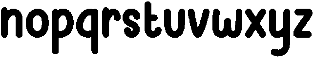 Paper mood Regular otf (400) Font LOWERCASE