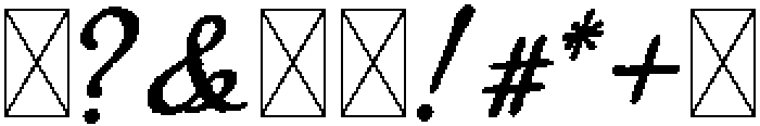 PaperButterfly Bold otf (700) Font OTHER CHARS