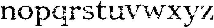 PaperType Regular otf (400) Font LOWERCASE