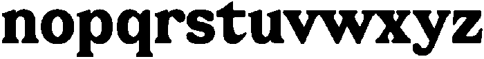 Paperio Regular otf (400) Font LOWERCASE