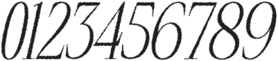 PapikeRough-Italic otf (400) Font OTHER CHARS