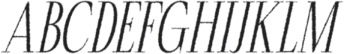 PapikeRough-Italic otf (400) Font UPPERCASE