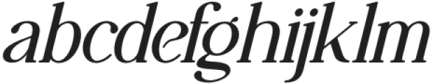 Papolina Italic otf (400) Font LOWERCASE