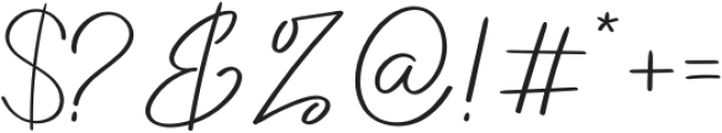 Paquerette Regular otf (400) Font OTHER CHARS