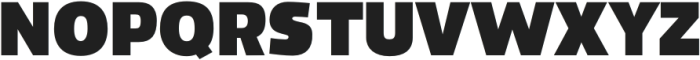 Paquero Extra Bold otf (700) Font UPPERCASE