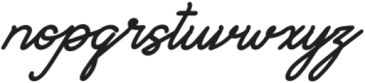 Paradise Gallaiso Italic otf (400) Font LOWERCASE