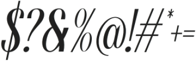 Paradise Loves Italic otf (400) Font OTHER CHARS