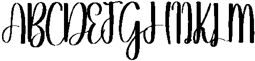 Paradise Regular otf (400) Font UPPERCASE