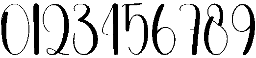 Paradise Regular otf (400) Font OTHER CHARS