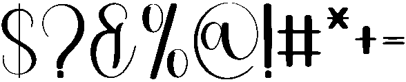 Paradise Regular otf (400) Font OTHER CHARS