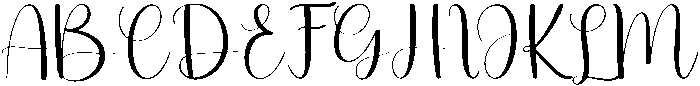 Paradise Regular otf (400) Font UPPERCASE