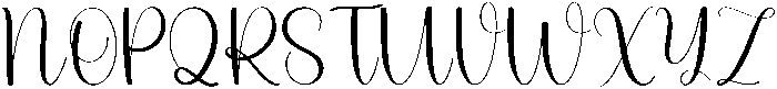 Paradise Regular otf (400) Font UPPERCASE