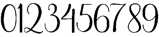 Paradise Regular otf (400) Font OTHER CHARS