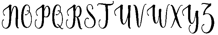 Paradise Regular otf (400) Font UPPERCASE
