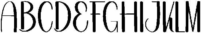 Paradise Regular otf (400) Font UPPERCASE