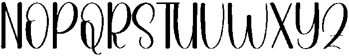 Paradise Regular otf (400) Font UPPERCASE