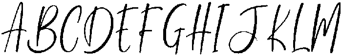 Paradise Regular otf (400) Font UPPERCASE