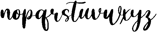 Paradise Regular otf (400) Font LOWERCASE