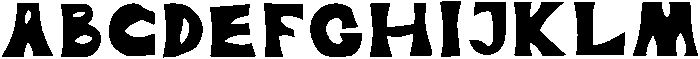 Paradise Regular otf (400) Font UPPERCASE