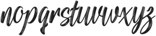 Paradise Silhouette Regular otf (400) Font LOWERCASE