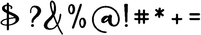 Paradise otf (400) Font OTHER CHARS