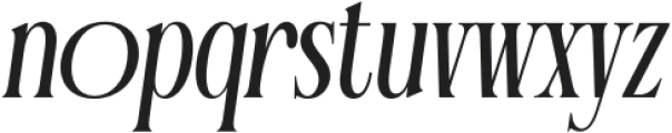 ParadiseSeashore-Italic otf (400) Font LOWERCASE