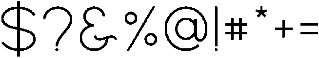 Paradiso otf (400) Font OTHER CHARS