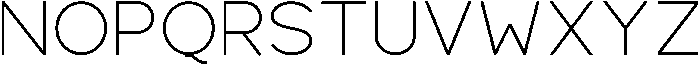 Paradiso otf (400) Font LOWERCASE
