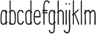 Parallel Lines otf (700) Font LOWERCASE