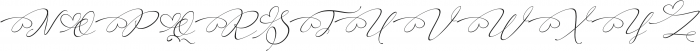 Parallove Italic ttf (400) Font UPPERCASE
