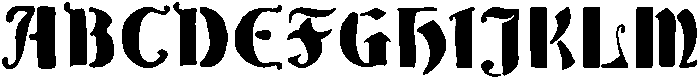Parchment Noir Regular otf (400) Font UPPERCASE