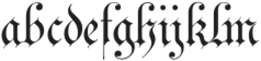 Parchment ttf (400) Font LOWERCASE