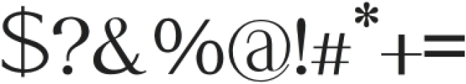Parfaite Valeu Regular otf (400) Font OTHER CHARS