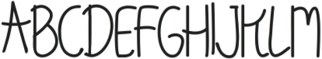 Paris Regular ttf (400) Font UPPERCASE