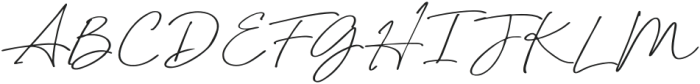 Paris Signature Regular otf (400) Font UPPERCASE
