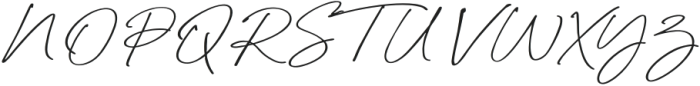 Paris Signature Regular otf (400) Font UPPERCASE