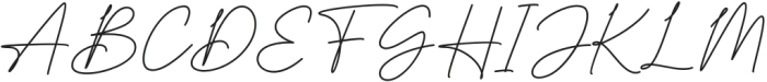 Paris Signature Script otf (400) Font UPPERCASE