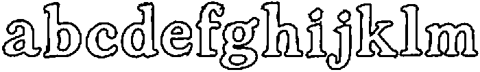 ParisBreakfastClub Outline otf (400) FONT