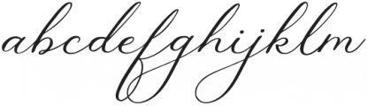 Parisian Script Swash Regular otf (400) Font LOWERCASE