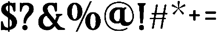 Parisian otf (400) Font OTHER CHARS