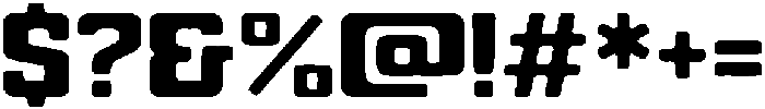 Parkly Extra Wide Soft otf (400) Font OTHER CHARS
