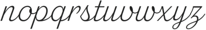 Parkside Thin otf (100) Font LOWERCASE