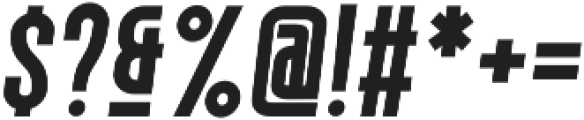 Parkson ExtraBold Italic otf (700) Font OTHER CHARS