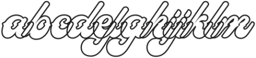 Parley Tatto Script Outline otf (400) FONT